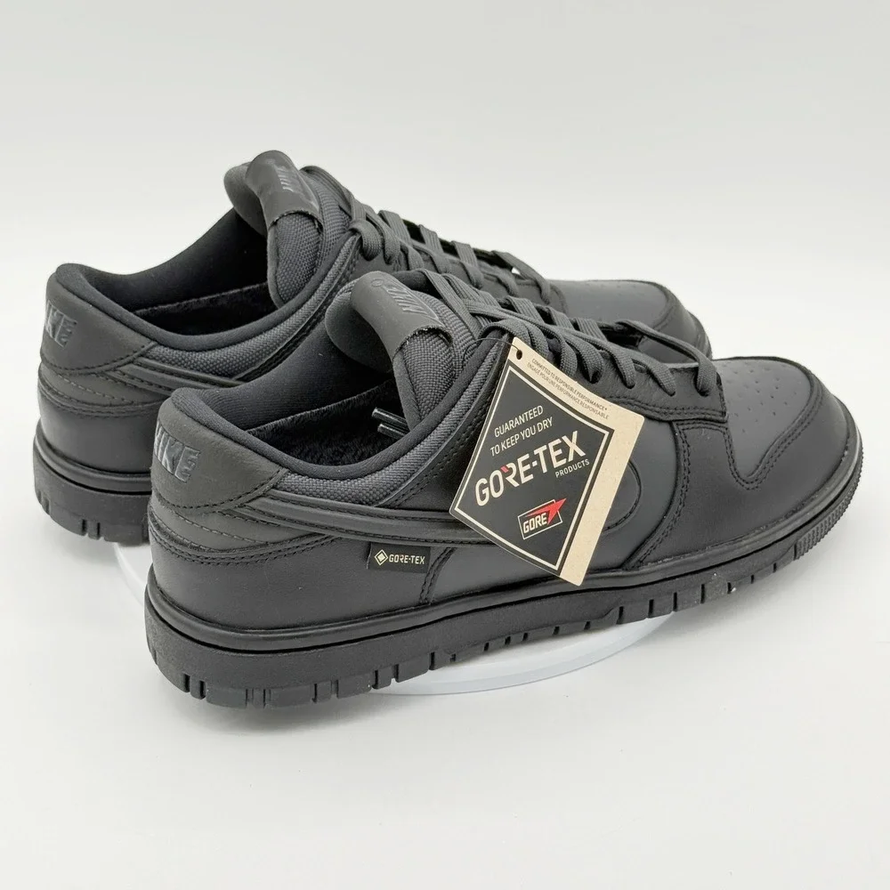 Nike Dunk Low Gtx Gore-Tex Shoes Size 8.5 Mens Black/Off Noir HQ2053-001, NEW